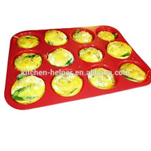 China Professional Manufacturer Custom FDA Food Grade Non-stick Heat Resistant Mini Cupcake Silicone Muffin Pan